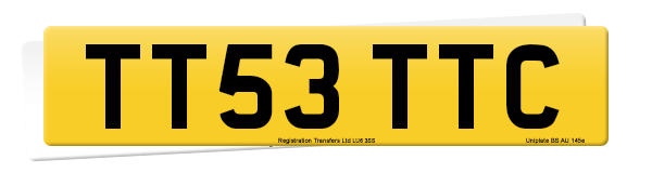 Registration number TT53 TTC